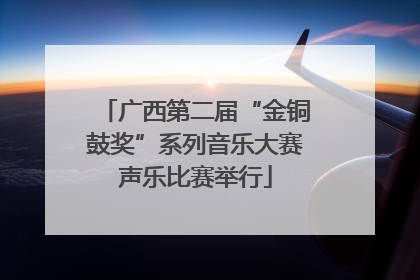 广西第二届“金铜鼓奖”系列音乐大赛声乐比赛举行